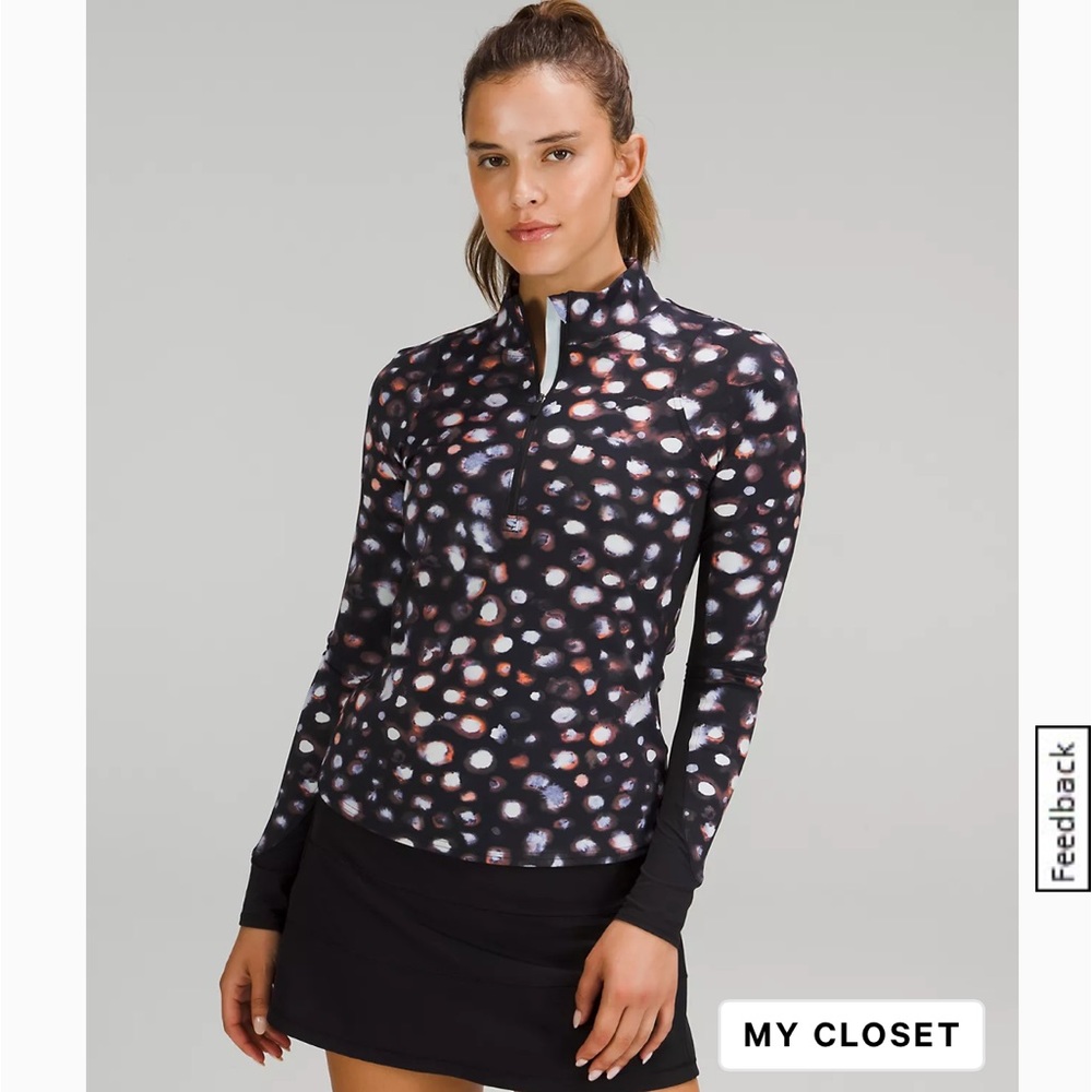 Lululemon Nulux half zip long sleeve shirt